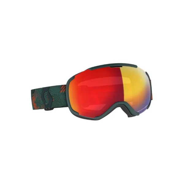 Scott Faze II LS Sombre Green/Pumpkin Orange Red Chrome